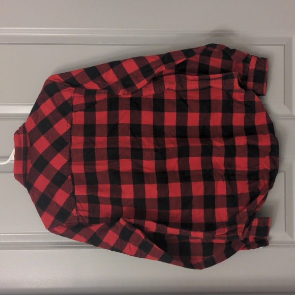 J. Crew Half-zip Buffalo Plaid Flannel - Picture 5 of 5